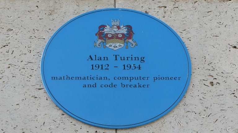 People with blue plaques